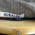 オーラリー AURALEE 20AW BLUEFACED WOOL DOUBLE CLOTH コート チェスター ロング アウター 総裏地 チェック ウール メンズ 1