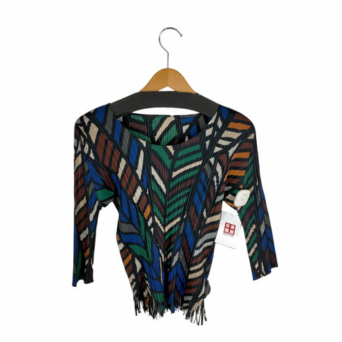 プリーツプリーズイッセイミヤケ PLEATS PLEASE ISSEY MIYAKE 総柄プリーツカットソー レディース