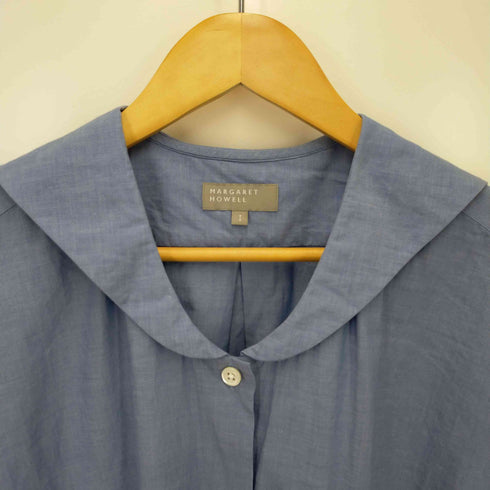 マーガレットハウエル MARGARET HOWELL SOFT WASHED COTTON ブラウス レディース 1