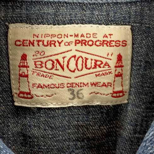 BONCOURA デニムシャツ ダンガリーシャツ ポケット メンズ US:36