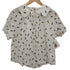 ビームスボーイ BEAMS BOY リップル スクエアカラー ショートスリーブブラウス レディース ONE SIZE