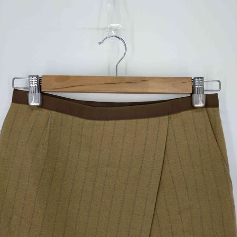 サカイラック sacai luck ウールレースドッキングスカート タイト タック 膝丈 レディース 1