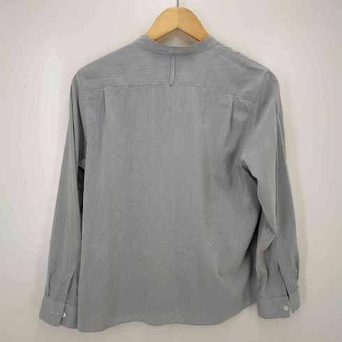 マーガレットハウエル MARGARET HOWELL SILK COTTON NARROW STRIPE BLOUSE レディース 2