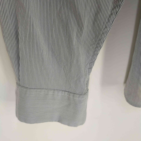 マーガレットハウエル MARGARET HOWELL SILK COTTON NARROW STRIPE BLOUSE レディース 2