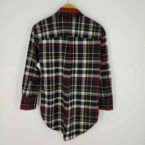 Alice+Olivia チェック柄 長袖 シャツ ブラウス 前開き レディース S/P