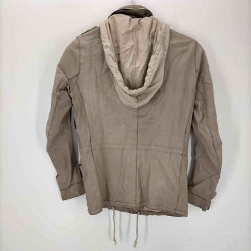 シシ sisii シシ sisii ジャケット レザー ジップアップ XXS グレージュ /HK ■OS ■SH レディース レディース XXS