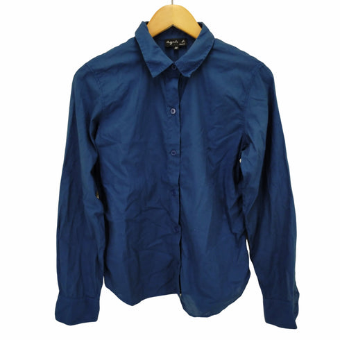 アニエスベー agnes b. PARIS コットンシャツ レディース 38