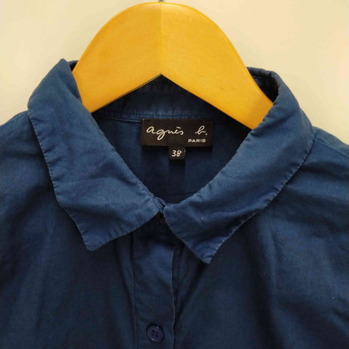 アニエスベー agnes b. PARIS コットンシャツ レディース 38