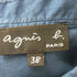 アニエスベー agnes b. PARIS コットンシャツ レディース 38
