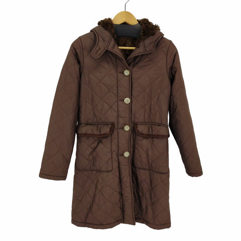 マッキントッシュ Mackintosh コート キルティング ロング フード レディース 34