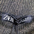 ザラ ZARA RIBBED PANTS WITH METALLIC THREAD リブニットパンツ レディース L