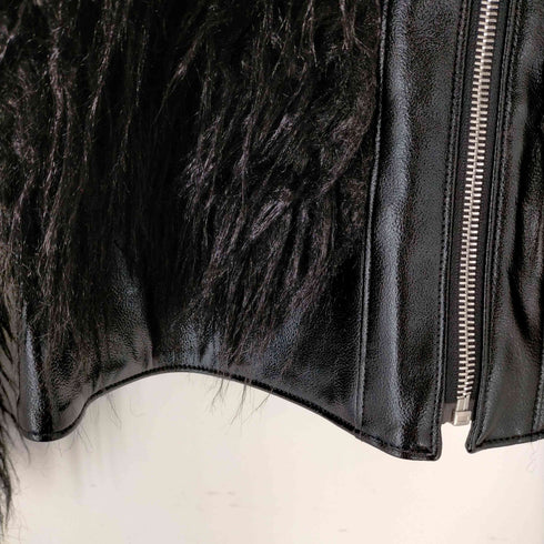 セオリー theory セオリー theory MONGOLIAN BOMBER ジャケット 切替 総裏地 ジップアップ S 黒 ブラック /CM ■OS レディース レディース JPN:S