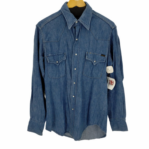 シアーズ Sears 70S 三角タグ デニムウエスタンシャツ メンズ 16-16 1/2
