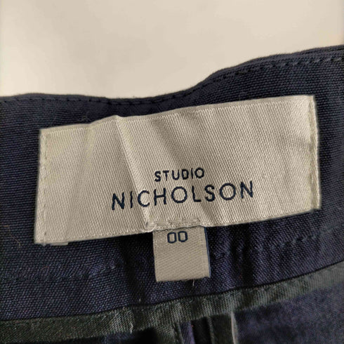 スタジオニコルソン STUDIO NICHOLSON SN-781 STELLA テーパードパンツ タック レディース 00