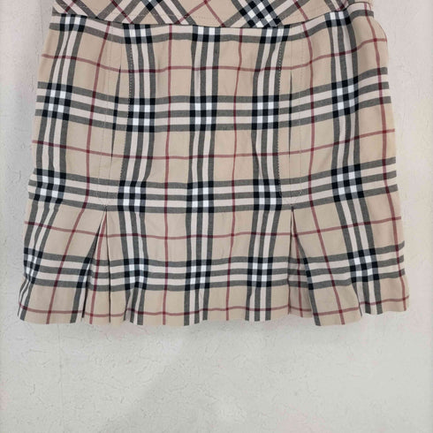 バーバリーロンドン BURBERRY LONDON ロゴ刺繍 ノバチェック タイトスカート レディース JPN:36