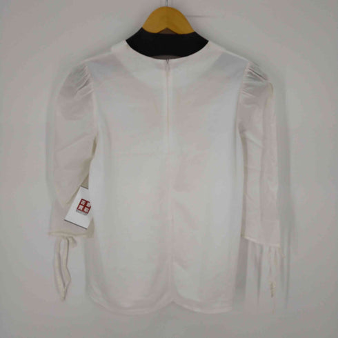 セオリーリュクス theory luxe 22SS Cotton Interlock Haena カットソー 七分袖 プルオーバー リボン レディース 38