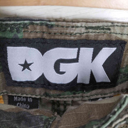 ディージーケー DGK カモ 迷彩 リップストップ カーゴショートパンツ ショーツ メンズ 32