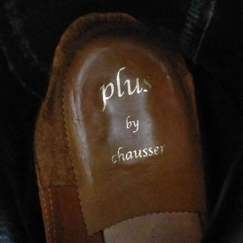プリュスバイショセ plus by chausser レザー エンジニアミドルブーツ レディース JPN:22