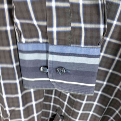 エトロ ETRO 切替チェック柄シャツ レディース 38