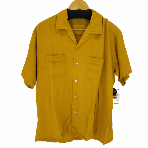 GALLEON AT BLOCKS 60S ボックスシルエット 開襟シャツ S/S オープンカラー メンズ JPN:XL