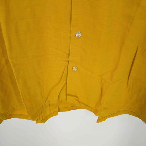 GALLEON AT BLOCKS 60S ボックスシルエット 開襟シャツ S/S オープンカラー メンズ JPN:XL