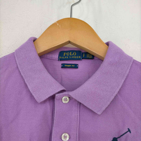 ポロラルフローレン POLO RALPH LAUREN SKINNY FIT デカポニー刺繍 ポロシャツ レディース