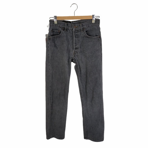 リーバイス Levis 90S 501 ボタン裏501刻印 ボタンフライ 先染め ブラック デニムパンツ メンズ W28 L34