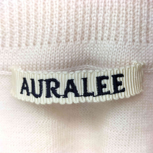 オーラリー AURALEE 21AW SUPER HIGH GAUGE WOOL KNIT VEST ニット ベスト プルオーバー Vネック レディース 0