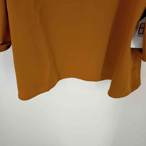 フォクシーニューヨーク FOXEY NEW YORK フリル ブラウス ボートネック プルオーバー 七分袖 レディース 40