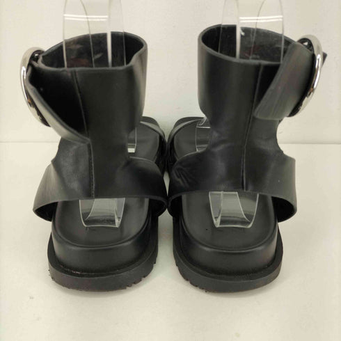 ザラ ZARA フェイクレザーサンダル レディース EUR:38