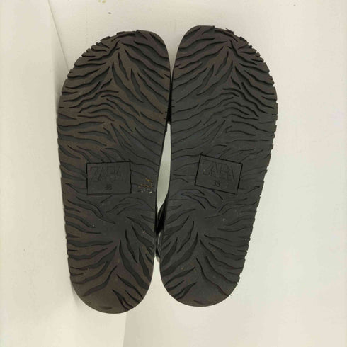 ザラ ZARA フェイクレザーサンダル レディース EUR:38