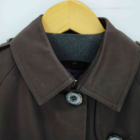 アクアスキュータム AQUASCUTUM ライナー付シングルトレンチコート ステンカラー ベルト付き レディース 7F