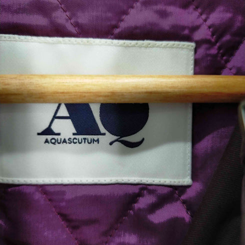 アクアスキュータム AQUASCUTUM ライナー付シングルトレンチコート ステンカラー ベルト付き レディース 7F