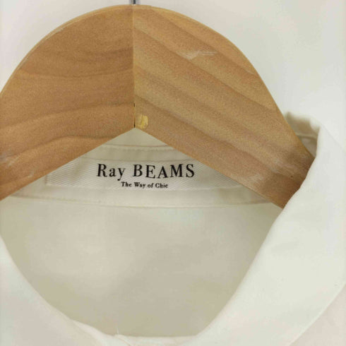 レイビームス Ray BEAMS プリーツ キリカエ レギュラーS/Sシャツ レディース