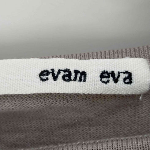 エヴァムエヴァ evam eva シルク混 コットンニット レディース 1