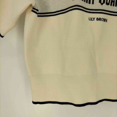 リリーブラウン Lily Brown ポロニットプルオーバー レディース ONE SIZE