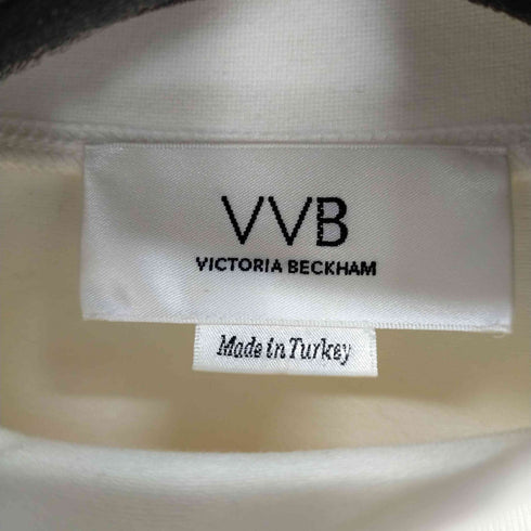 ヴィクトリアベッカム VICTORIA BECKHAM ロゴジャージボトルネックトップス カットソー 長袖 プリント プルオーバー レディース import:S