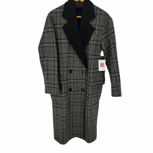 ビューティーアンドユースユナイテッドアローズ BEAUTY & YOUTH UNITED ARROWS 22AW リバーシブルコート ウール ダブル ロング グレンチェック レディース import:M