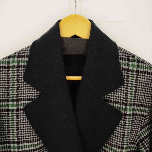 ビューティーアンドユースユナイテッドアローズ BEAUTY & YOUTH UNITED ARROWS 22AW リバーシブルコート ウール ダブル ロング グレンチェック レディース import:M