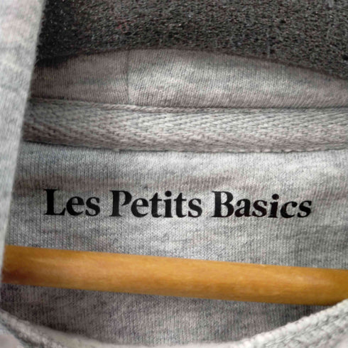 Les petits basic プリントプルオーバーパーカー長袖 裏起毛 EURM メンズ import:M