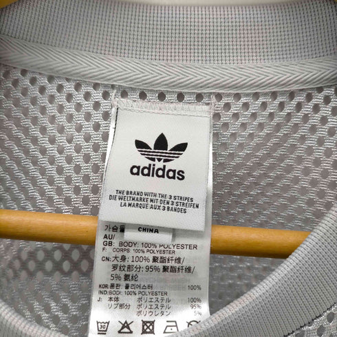 アディダスオリジナルス adidas Originals MESH CREW RIGHT GRAY HEATHER SORID レディース import:M