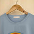 ROMWE STAY POSTIVE サメと少年プリント Tシャツ メンズ import:S