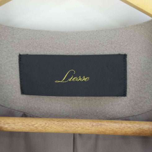 リエス Liesse ニューイングランドラムノーカラーコート レディース
