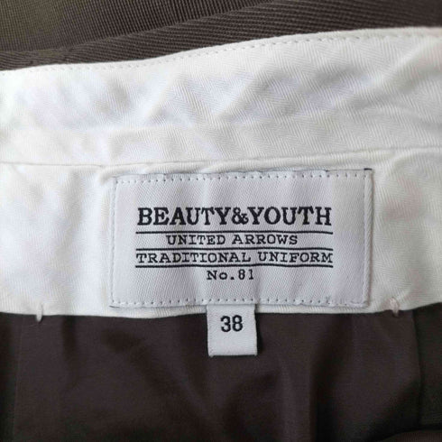 ビューティーアンドユースユナイテッドアローズ BEAUTY & YOUTH UNITED ARROWS TRADITIONAL カルゼタックテーパード パンツ メンズ 38