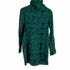 ザラ ZARA 幾何学柄 ハイネックワンピース レディース import:M
