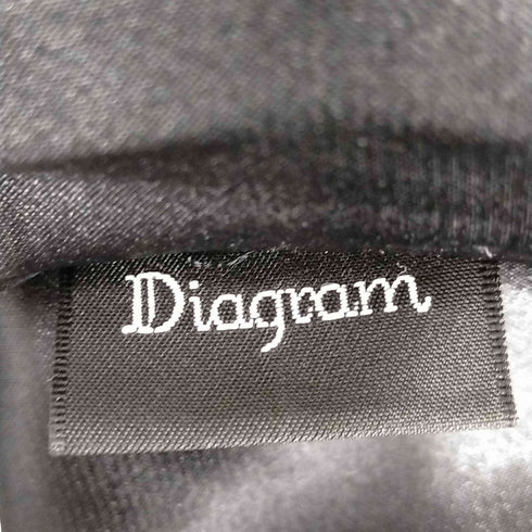 ダイアグラムグレースコンチネンタル Diagram GRACE CONTINENTAL ダイアグラム Diagram 19AW ビッグチェックスカート ニット 台形 ミニ 38 黒 白 /ES ■OS レディース レディース JPN:38