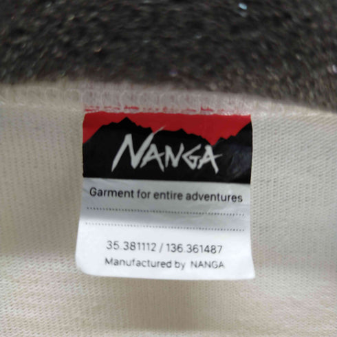 ナンガ NANGA ECO HYBRID OVERSIZED L/S TEE エコハイブリッド オーバーサイズ ロングスリーブティー メンズ JPN:M