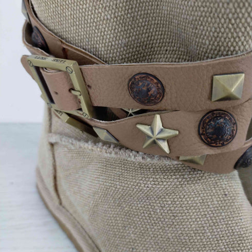 Australia Luxe Collective スタースタッズベルトデザインブーツ レディース JPN:24