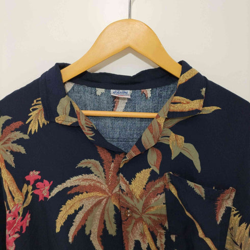KHAML AINGAEN レーヨン アロハシャツ メンズ 3XL