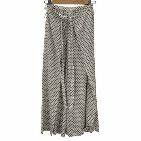 アイロン THE IRON アイロン THE IRON イエナ取り扱い 20SS PRINTED WRAP ラップパンツ ワイド イージー 総柄 S オフホワイト /DF ■OS レディース レディース JPN:S